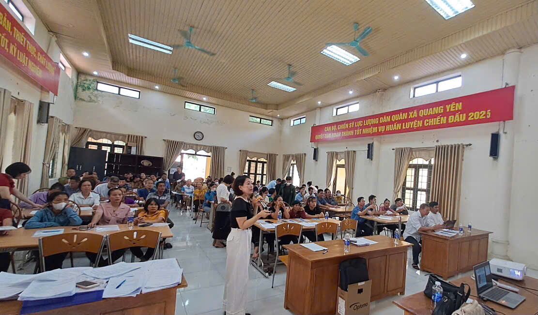 Hội nghị tuyên truyền chính sách việc làm, tư vấn giới thiệu việc làm cho lao động hộ nghèo, hộ cận nghèo và người dân tộc thiểu số tại xã Yên Lãng, tỉnh Phú Thọ năm 2025